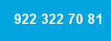 922 322 70 81